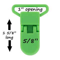 100 Pieces - KAM® Plastic Pacifier Clips (Random Mix) 100 Pieces - KAM® Plastic Pacifier Clips (Random Mix)