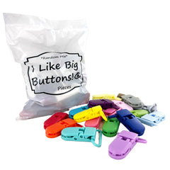 100 Pieces - KAM® Plastic Pacifier Clips (Random Mix) 100 Pieces - KAM® Plastic Pacifier Clips (Random Mix)