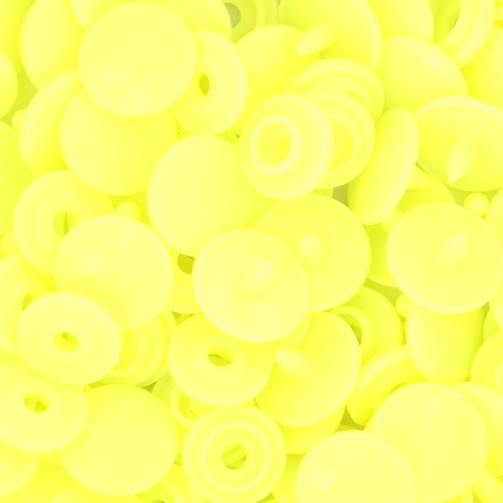 KAM Snaps Size 16 Glossy (B36 - Neon Yellow)