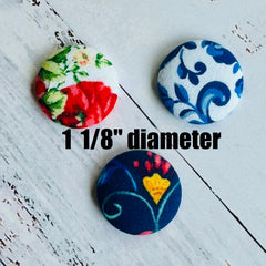 Vintage Flowers 3-Pack MINI Magnetic Needle Minder/Pin Cushions (Red/White/Blue) Vintage Flowers 3-Pack MINI Magnetic Needle Minder/Pin Cushions (Red/White/Blue)