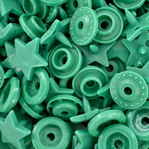 KAM® Snaps ★Star★ Shaped Glossy (B29 - Jade Green) KAM® Snaps ★Star★ Shaped Glossy (B29 - Jade Green)