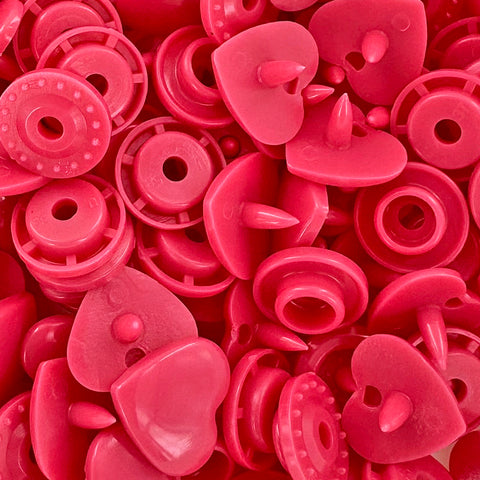 KAM® Snaps ♥Heart♥ Shaped Glossy (B33 - Hot Pink) KAM® Snaps ♥Heart♥ Shaped Glossy (B33 - Hot Pink)