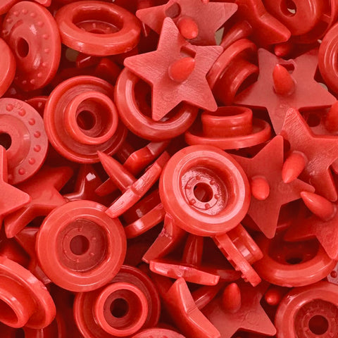 KAM® Snaps ★Star★ Shaped Glossy (B38 - Deep Red) KAM® Snaps ★Star★ Shaped Glossy (B38 - Deep Red)