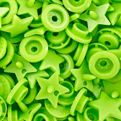 KAM® Snaps ★Star★ Shaped Glossy (B50 - Lime Green) KAM® Snaps ★Star★ Shaped Glossy (B50 - Lime Green)