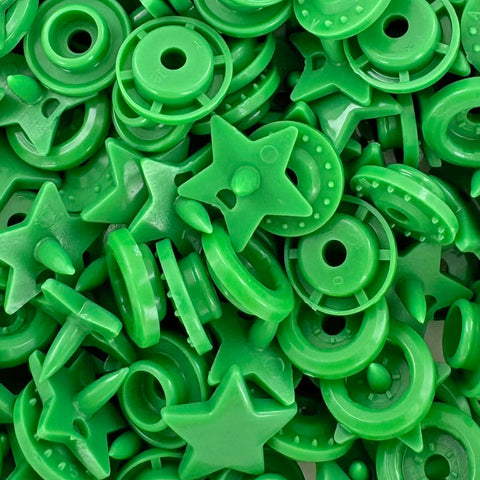 KAM® Snaps ★Star★ Shaped Glossy (B51 - Kelly Green) KAM® Snaps ★Star★ Shaped Glossy (B51 - Kelly Green)