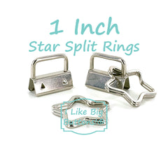 1" Key Fob with STAR Split Rings 1" Key Fob with STAR Split Rings