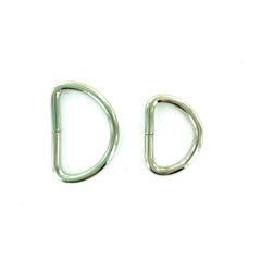 1" and 3/4" Silver Welded D Rings with Rectangle Ring (for Reference Only) 1" and 3/4" Silver Welded D Rings with Rectangle Ring (for Reference Only)