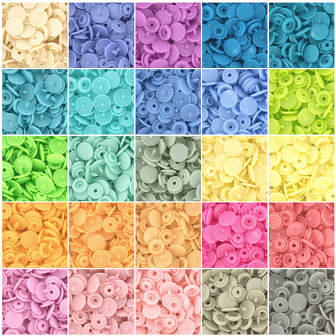 KAM® Snaps Size 20 Glossy - Light/Mids (25 Colors) KAM® Snaps Size 20 Glossy - Light/Mids (25 Colors)