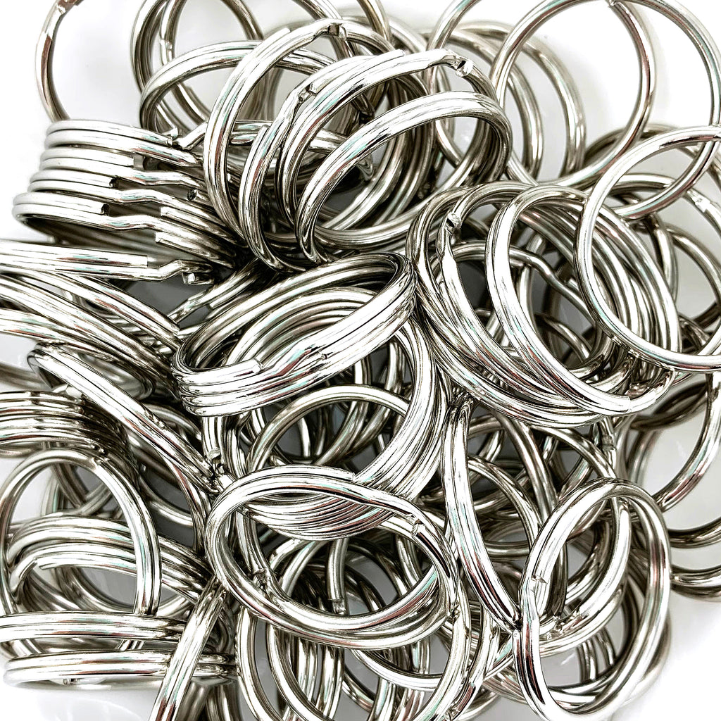 32 mm - Silver Split Rings