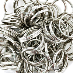 32 mm - Silver Split Rings 32 mm - Silver Split Rings