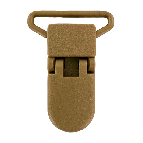 KAM® 1" (25mm) Plastic Clips (B11 - Gold) *HAS DARK GOLD VEINS*