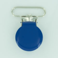 1" (25mm) Round Shaped Enameled Metal Clips (B16 - Royal Blue) 1" (25mm) Round Shaped Enameled Metal Clips (B16 - Royal Blue)