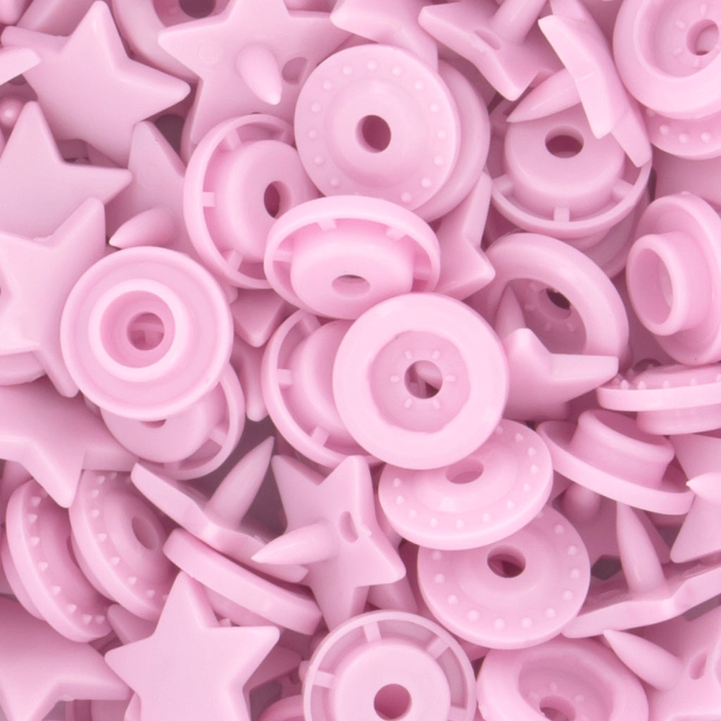 KAM Snaps Star Shaped Glossy (B18 - Pastel Pink)