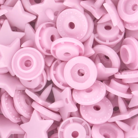 KAM® Snaps ★Star★ Shaped Glossy (B18 - Pastel Pink) KAM® Snaps ★Star★ Shaped Glossy (B18 - Pastel Pink)