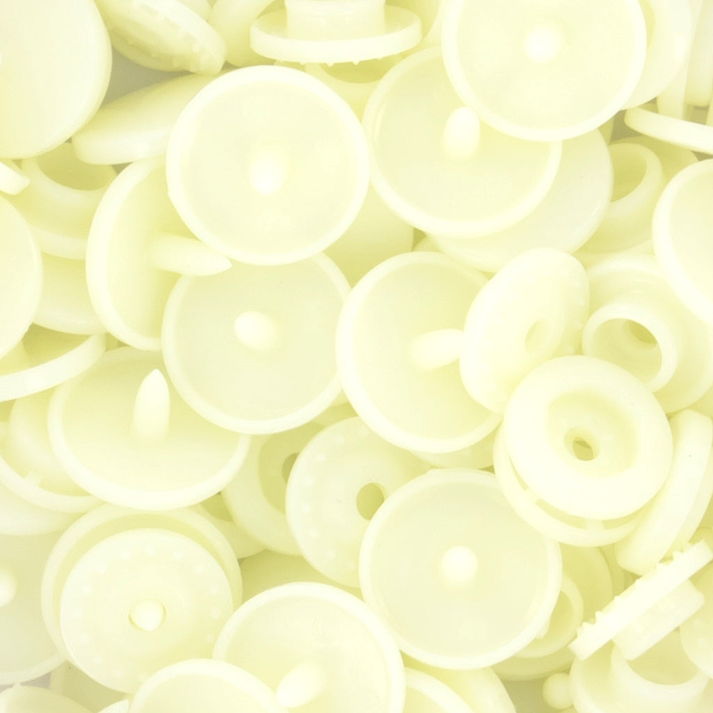 KAM Snaps Size 20 Glossy (B22 - Ivory White)