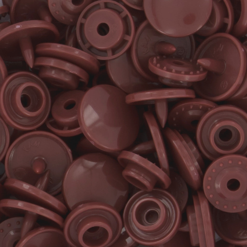 KAM Snaps Size 20 Glossy (B26 - Rusty Brown)