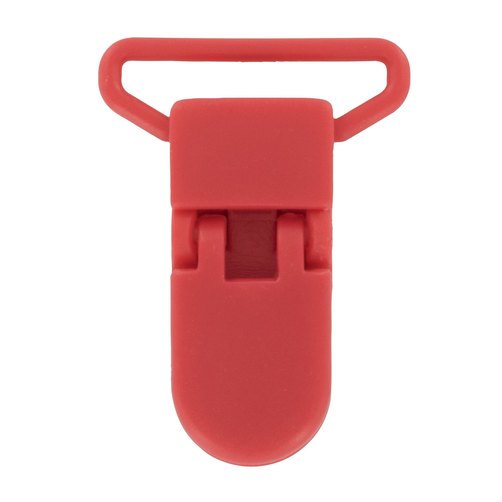 KAM 1" (25mm) Plastic Clips (B38 - Deep Red)