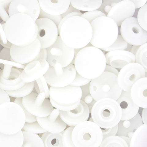 KAM® Snaps Size 14 Glossy **SHORT** Prong (B3 - White) KAM® Snaps Size 14 Glossy **SHORT** Prong (B3 - White)