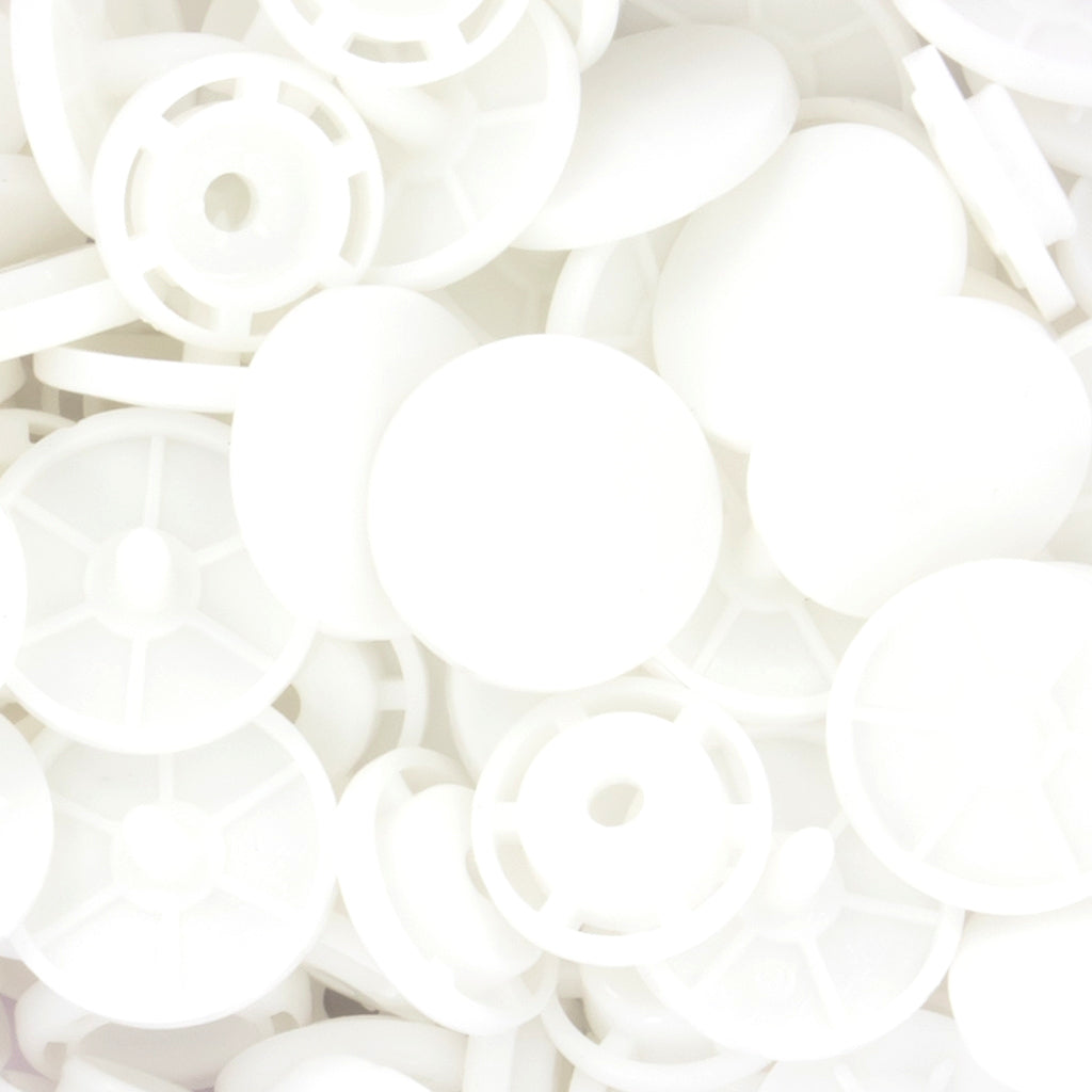 KAM Snaps Size 22 Glossy (B3 - White)