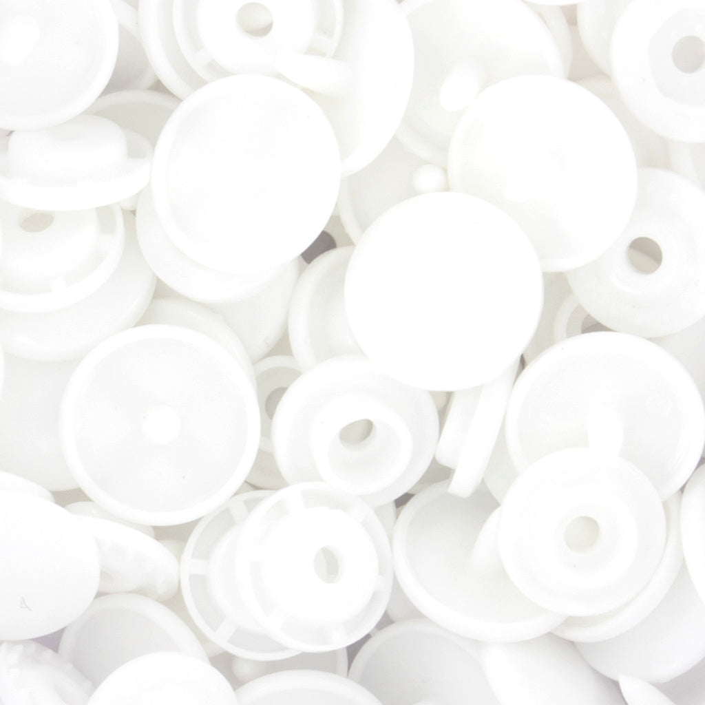 KAM Snaps Size 20 Glossy (B3 - White)