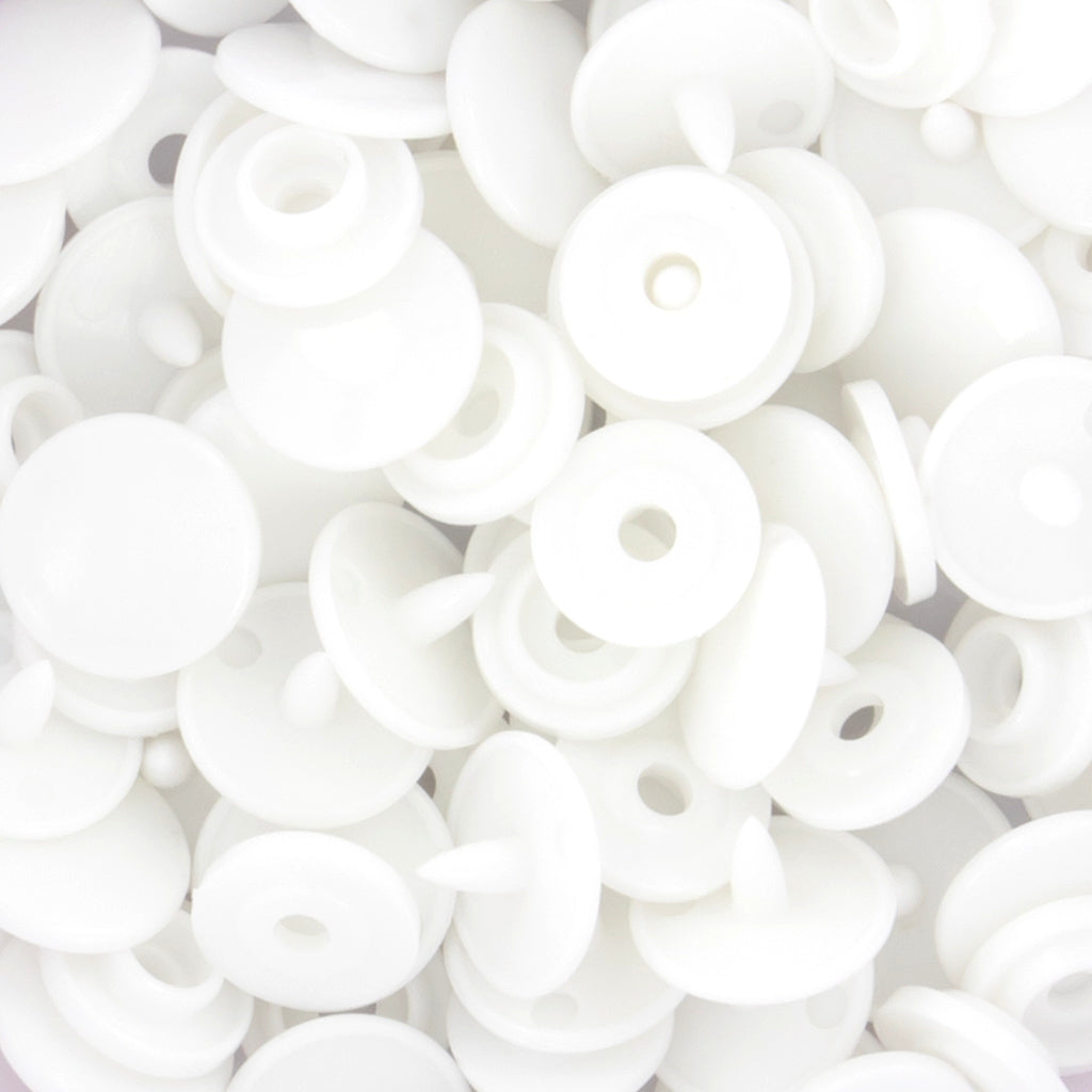 KAM Snaps Size 16 Glossy (B3 - White)
