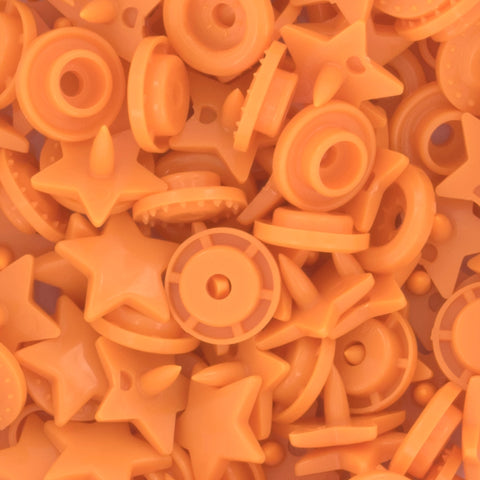 KAM® Snaps ★Star★ Shaped Glossy (B40 - Pumpkin) KAM® Snaps ★Star★ Shaped Glossy (B40 - Pumpkin)
