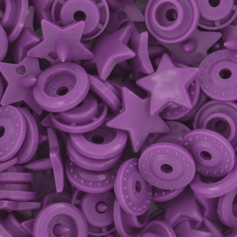 KAM® Snaps ★Star★ Shaped Glossy (B41 - Violet) KAM® Snaps ★Star★ Shaped Glossy (B41 - Violet)