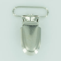 1" (25mm) Duckbill Shaped Metal Clips (B45 - Silver) 1" (25mm) Duckbill Shaped Metal Clips (B45 - Silver)
