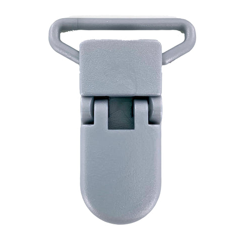 KAM® 1" (25mm) Plastic Clips (B45 - Silver) *HAS DARK SILVER VEINS* KAM® 1" (25mm) Plastic Clips (B45 - Silver) *HAS DARK SILVER VEINS*