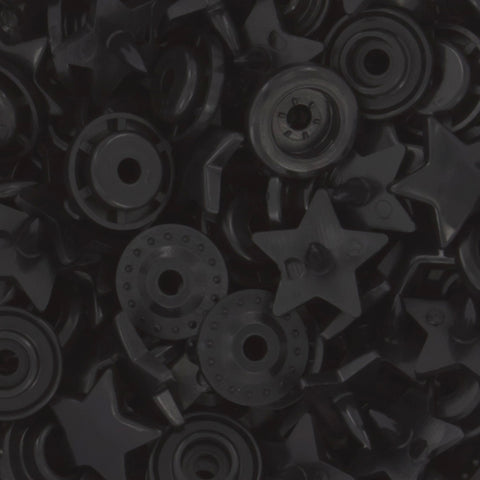 KAM® Snaps ★Star★ Shaped Glossy (B5 - Black) KAM® Snaps ★Star★ Shaped Glossy (B5 - Black)