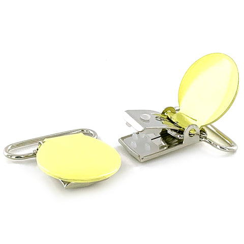 500 Butter Yellow Metal Clips