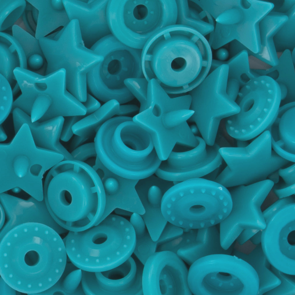 KAM Snaps Star Shaped Glossy (G115 - Turquoise)