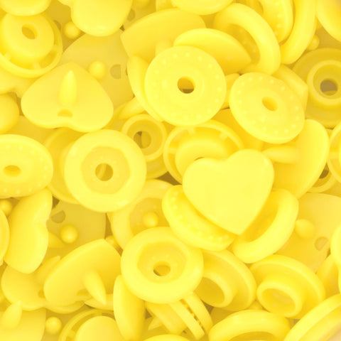 KAM® Snaps ♥Heart♥ Shaped Glossy (G116 - Lemon Zest) KAM® Snaps ♥Heart♥ Shaped Glossy (G116 - Lemon Zest)