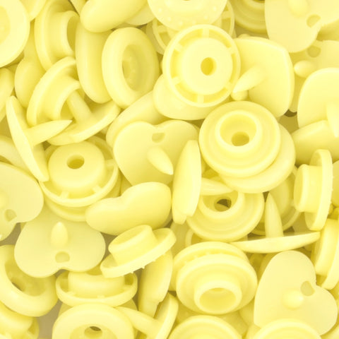 KAM® Snaps ♥Heart♥ Shaped Glossy (G76 - F Butter) KAM® Snaps ♥Heart♥ Shaped Glossy (G76 - F Butter)