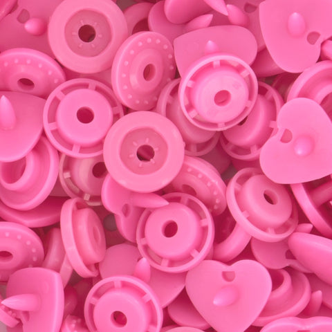 KAM® Snaps ♥Heart♥ Shaped Glossy (G83 - F Raspberry) KAM® Snaps ♥Heart♥ Shaped Glossy (G83 - F Raspberry)