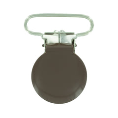 1" (25mm) Round Shaped Enameled Metal Clips (G89 - GD Milk Chocolate) 1" (25mm) Round Shaped Enameled Metal Clips (G89 - GD Milk Chocolate)