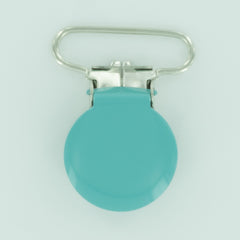 1" (25mm) Round Shaped Enameled Metal Clips (G96 - BG Mirror) 1" (25mm) Round Shaped Enameled Metal Clips (G96 - BG Mirror)