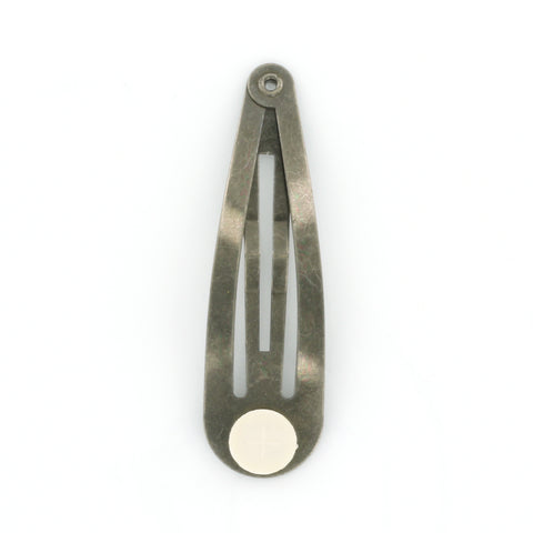 2" Barrette Snap Clips (Gunmetal) 2" Barrette Snap Clips (Gunmetal)