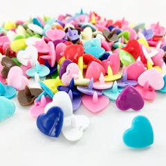 KAM Snap Caps (Heart Shaped)