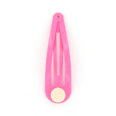 2" Barrette Snap Clips (Hot Pink) 2" Barrette Snap Clips (Hot Pink)