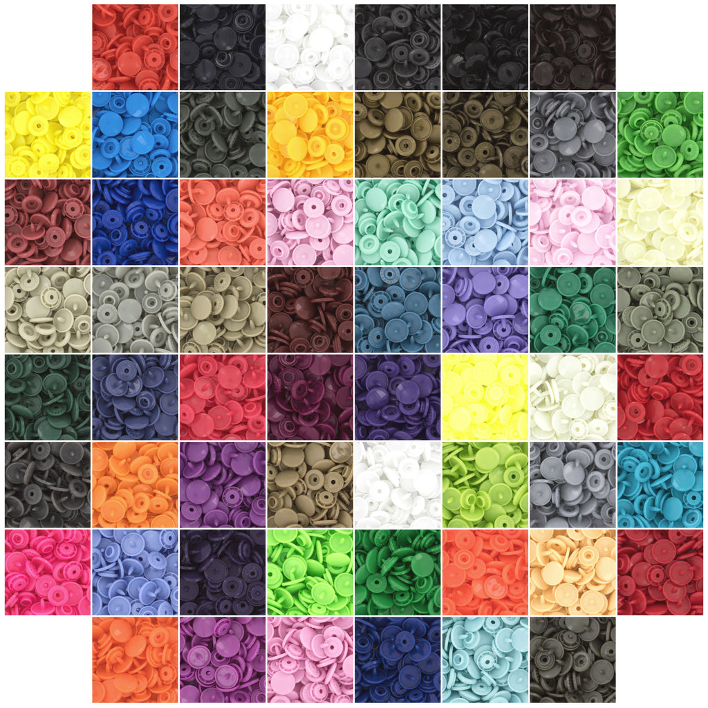 KAM® Snaps Size 16 Glossy (Mega) *40 Colors/Will Be a Few Duplicates*
