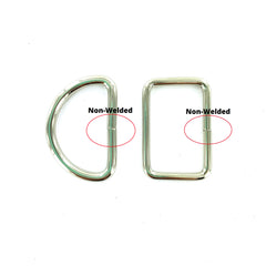 3/4" Silver D Rings (20 mm) NON-WELDED 3/4" Silver D Rings (20 mm) NON-WELDED