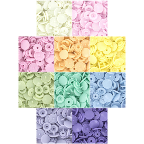 KAM® Snaps Size 20 Glossy (Pastel Spectrum) KAM® Snaps Size 20 Glossy (Pastel Spectrum)