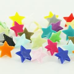 Star Shaped KAM Plastic Snaps (Choose 10 Colors) Star Shaped KAM Plastic Snaps (Choose 10 Colors)