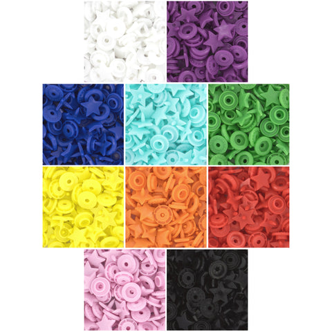 KAM® Snaps ★Star★ Shaped Glossy (Starter Pack) KAM® Snaps ★Star★ Shaped Glossy (Starter Pack)