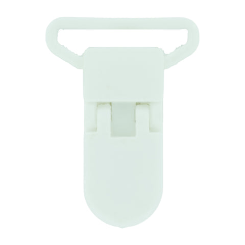 KAM® 1" (25mm) Plastic Clips (B3 - White) KAM® 1" (25mm) Plastic Clips (B3 - White)