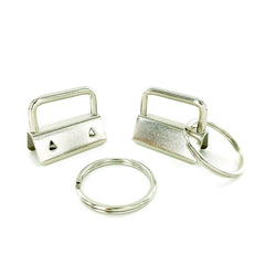 Silver 1" Key Fob Hardware Silver 1" Key Fob Hardware