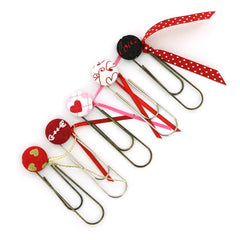 Fabric Cover Button Paper Clips Example Fabric Cover Button Paper Clips Example