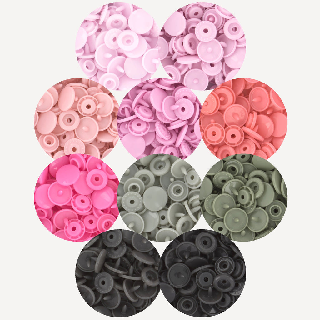 KAM® Snaps Size 20 Glossy (Baby Girl Pink)