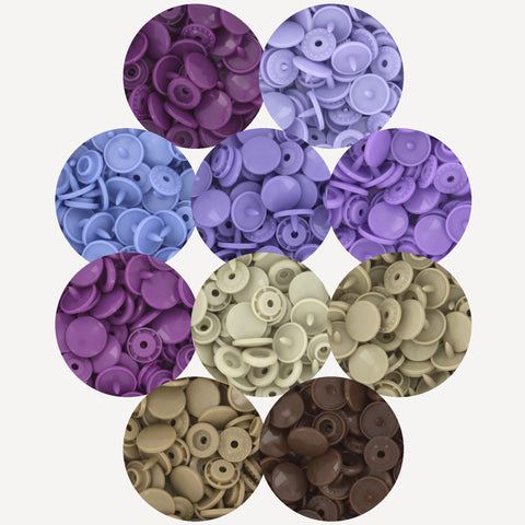 KAM® Snaps Size 20 Glossy (Baby Girl Purple)